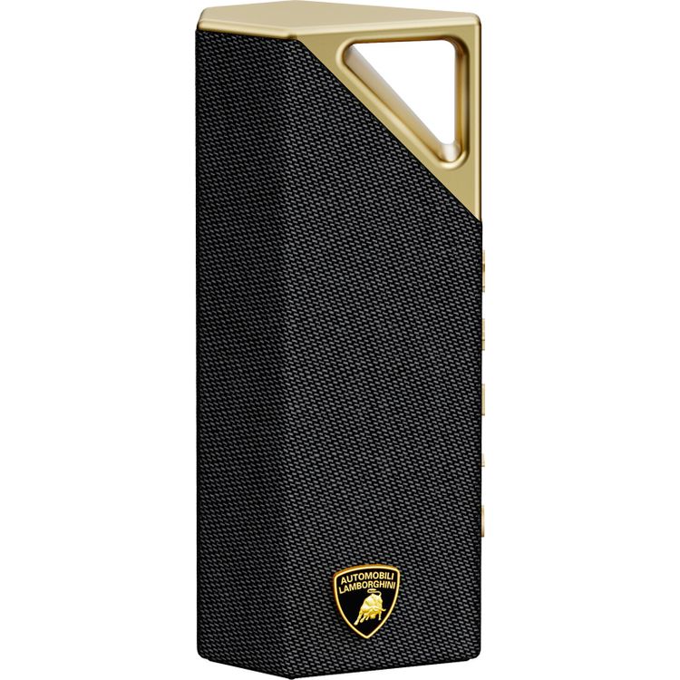 Tootefoto - BUGANi Brief Lamborghini Portable Speaker Black Gold