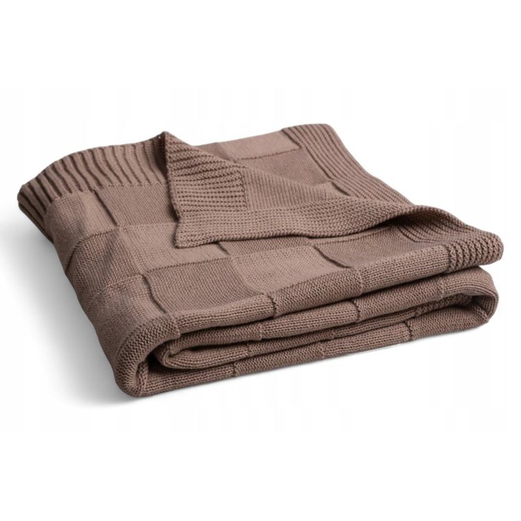 Tootefoto - Ruudukontrollide tekk puuvillaga 80x100