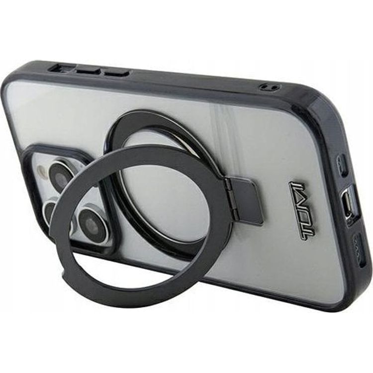 Tootefoto - Tumi TUHMP15XSSFC iPhone 15 Pro Max 6.7" white hardcase with Transparent Ring Stand and MagSafe