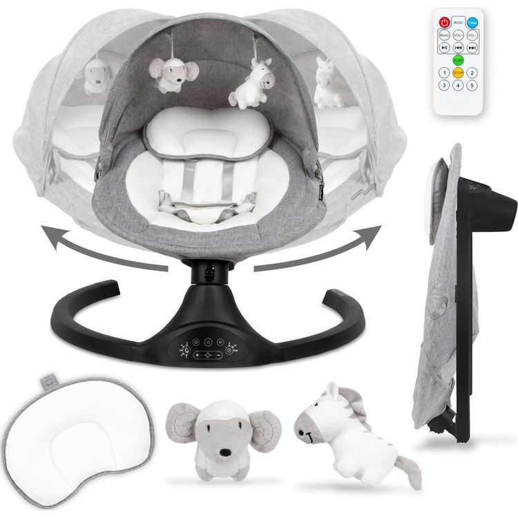 Tootefoto - 2in1 Kidwell Luxi Electric Bujaczek Luxi koos s sev rguga ja bluetooth melange/must