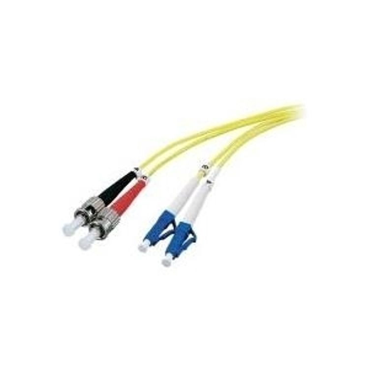 Tootefoto - EFB Elektronik O0361.3 kiudoptiline kaabel 3 m LC ST OS2 Kollane