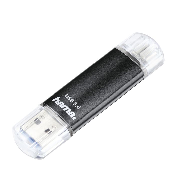 Tootefoto - Hama Laeta Twin USB-v lkm lu 256 GB USB Type-A / Micro-USB 3.2 Gen 1 (3.1 Gen 1) Must