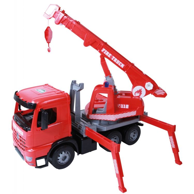Tootefoto - Lena Lena Fire Crane truck 70 cm single brown cart