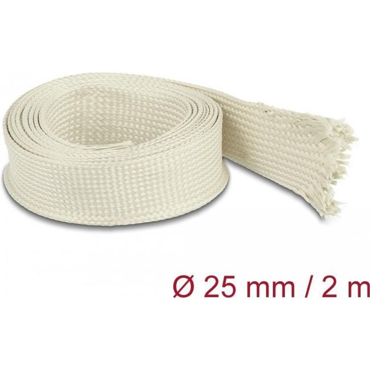 Tootefoto - DeLOCK 20895 juhtmete organisaator Kaabli mbris Valge 1 tk