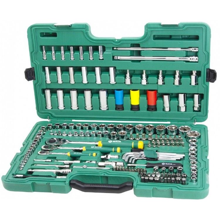 Tootefoto - 180-Os. 1/2-3/8"-1/4" T riistakomplekt 6-32Mm Sata