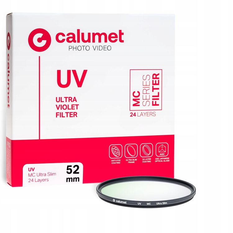 Tootefoto - Calumet UV filter MC 52 mm Ultra Slim 24 kihti