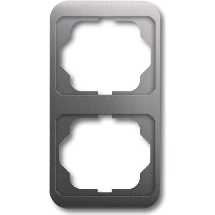 Tootefoto - Busch Jaeger 1754-0-1660 Wandplatte/Schalterabdeckung Platin (1754-0-1660)