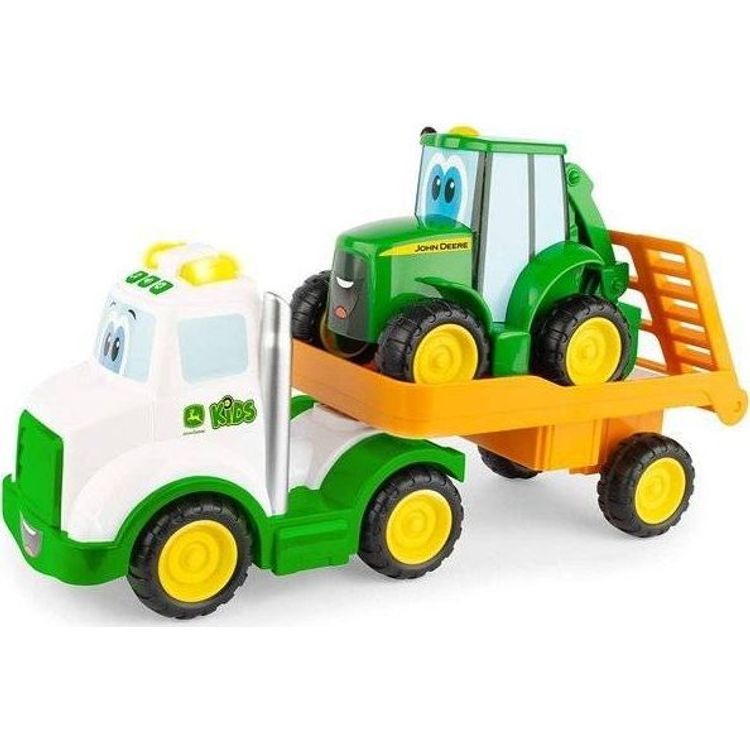 Tootefoto - Tomy John Deere Laweta z traktorem