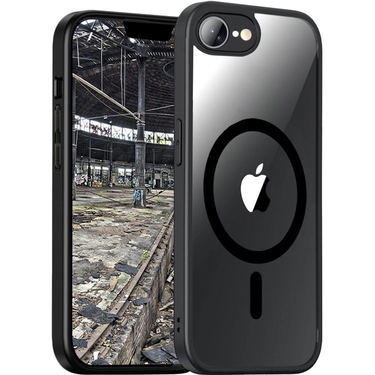Tootefoto - JT Berlin BackCase Pankow Hybrid MagSafe| Apple iPhone 16e| schwarz/transparent| (11114)