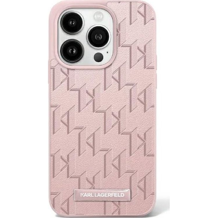 Tootefoto - Karl Lagerfeld Karl Lagerfeld KLHMP16SPKHPORPP iPhone 16 6,1" roosa/roosa k va mbris Hot Stamp Magasafe