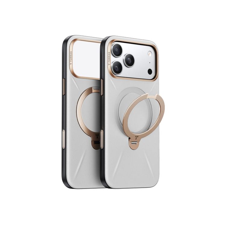 Tootefoto - TORRAS QPRO Leather for iPhone 17 Pro Max (Pearl Gray)