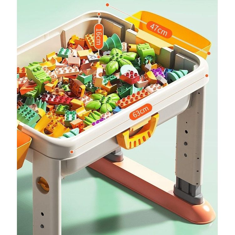 Tootefoto - Ehitusplokid 3in1 tabel sisaldab 55 elementi