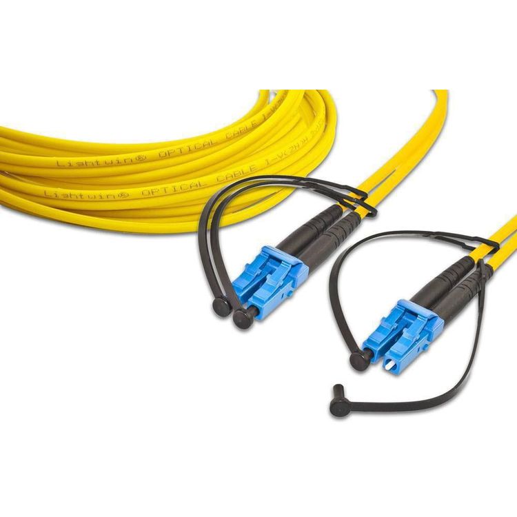 Tootefoto - Lightwin LDP-50 LC-LC 7.0 OM3 kiudoptiline kaabel 7 m Kollane