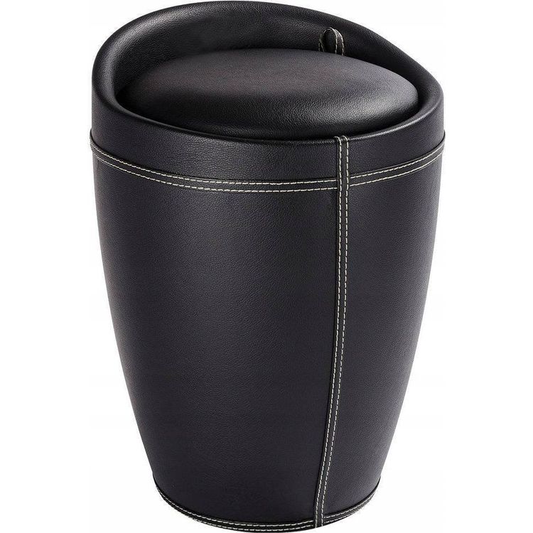 Tootefoto - CANDY BLACK nahast puhv - pesukorv, 2 in 1, WENKO