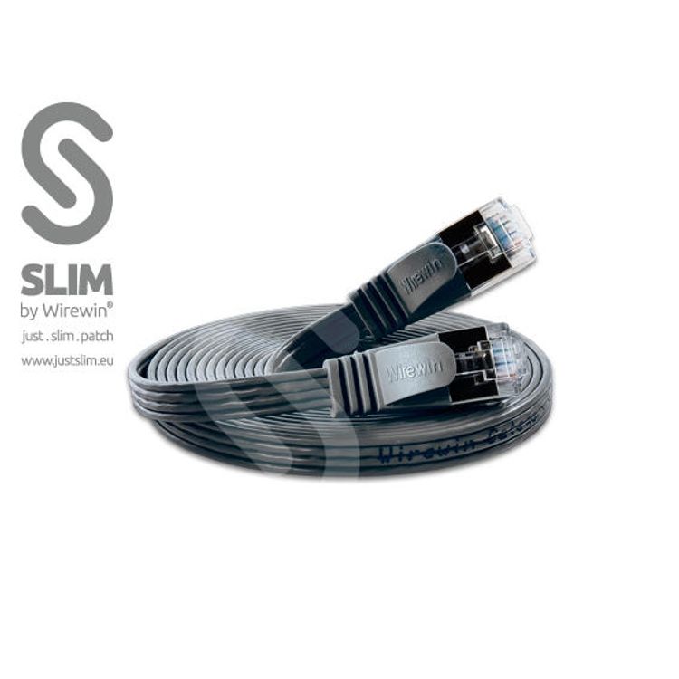 Tootefoto - Wirewin SLIM STP v rgukaabel Must 10 m Cat6 S/UTP (STP)