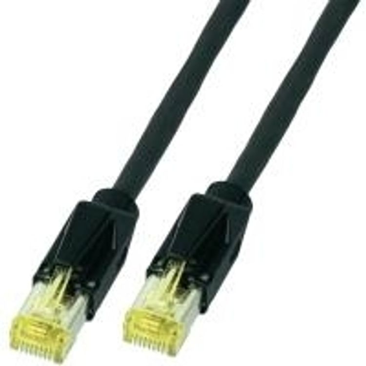 Tootefoto - EFB Elektronik 10m, RJ45 v rgukaabel Must Cat6a