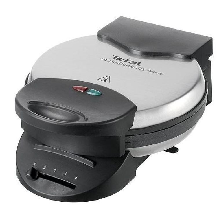 Tootefoto - Tefal WM 310D 5 vahvel(id) 1000 W Must, Roostevaba teras