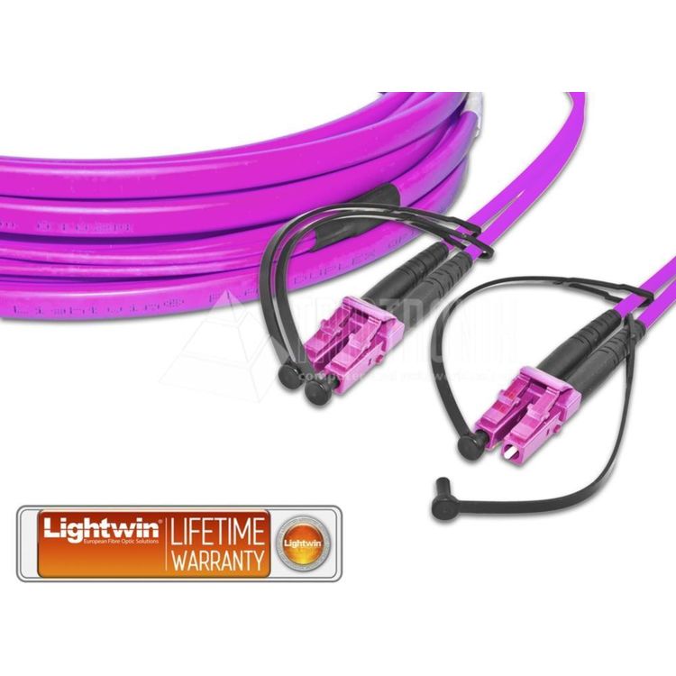 Tootefoto - Lightwin LC-LC OM4 3m kiudoptiline kaabel Violetne