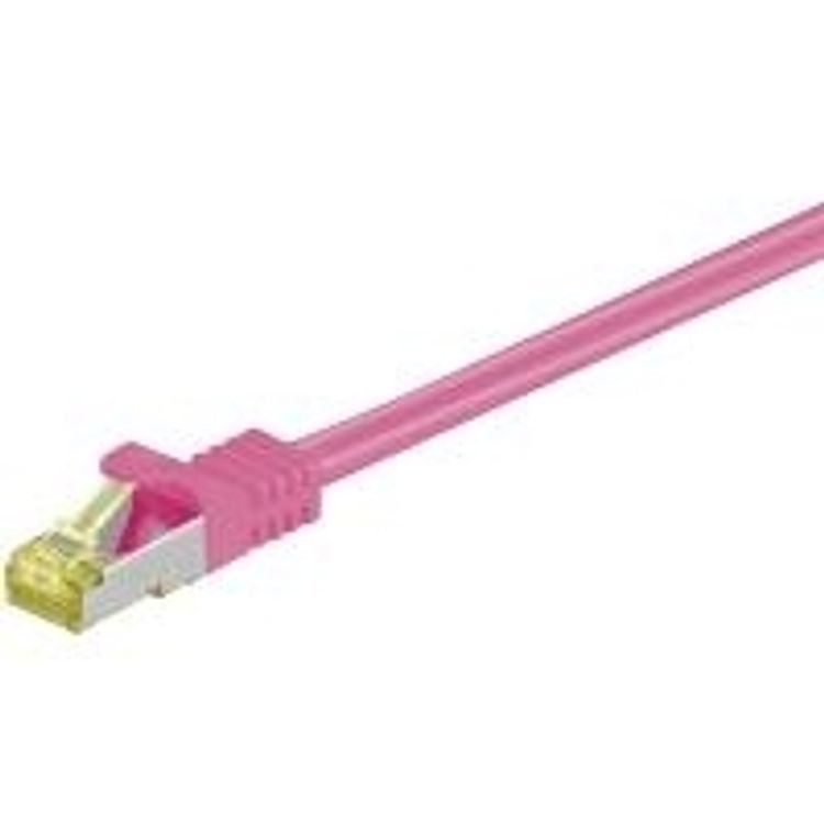 Tootefoto - Goobay RJ-45 CAT7 20m v rgukaabel Magenta S/FTP (S-STP)