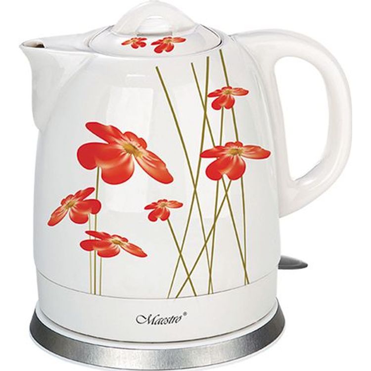Tootefoto - Maestro MR-066 veekeetja punased lilled valged