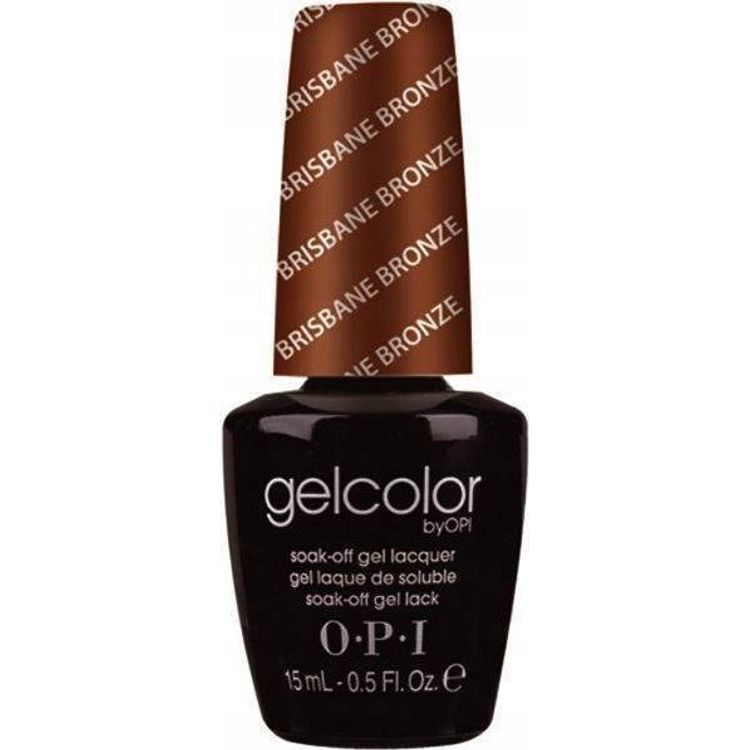 Tootefoto - OPI Opi, geelv rv, poolp siv k nelakk, GC A45, Brisbane'i pronks, 15 ml naistele