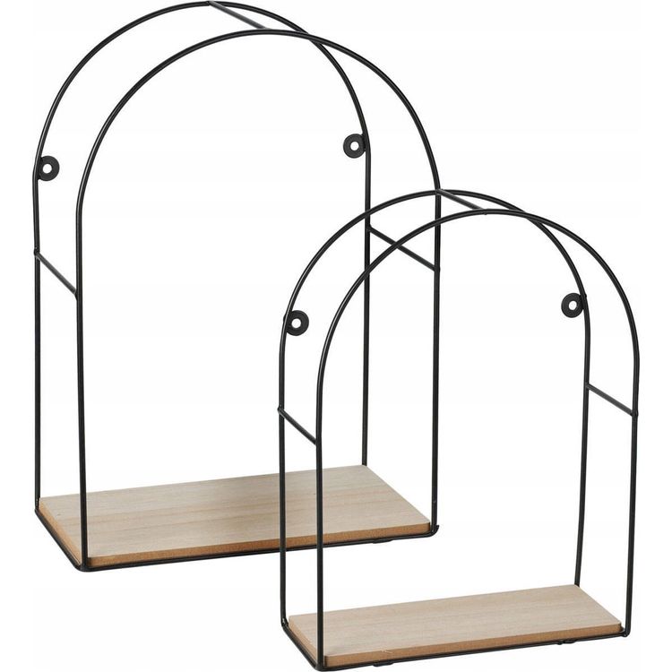 Tootefoto - Home Styling Collection Dekoratiivsed seinariiulid, 2 suurust