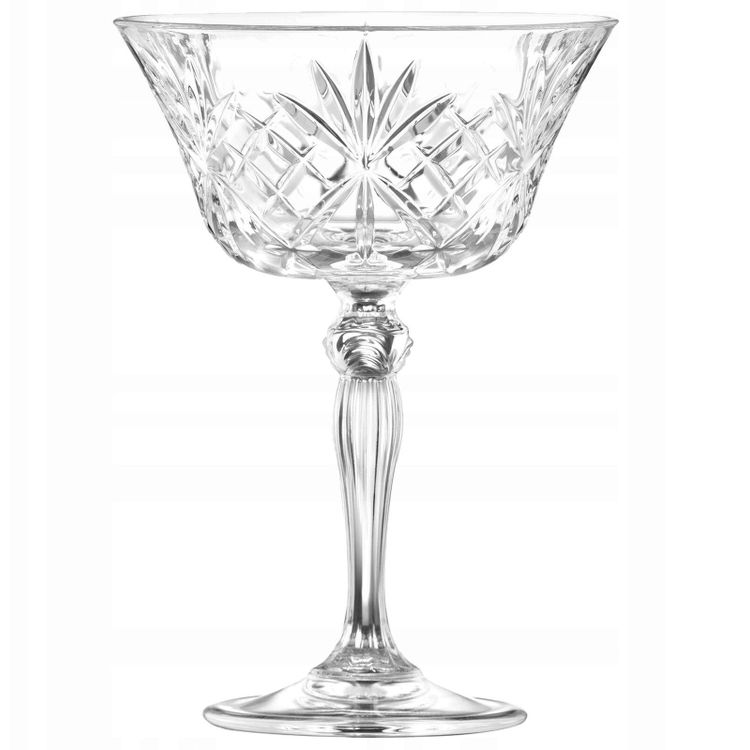 Tootefoto - Crystal champagne glasses RCR MELODIA, 260 ml, 6 pcs.
