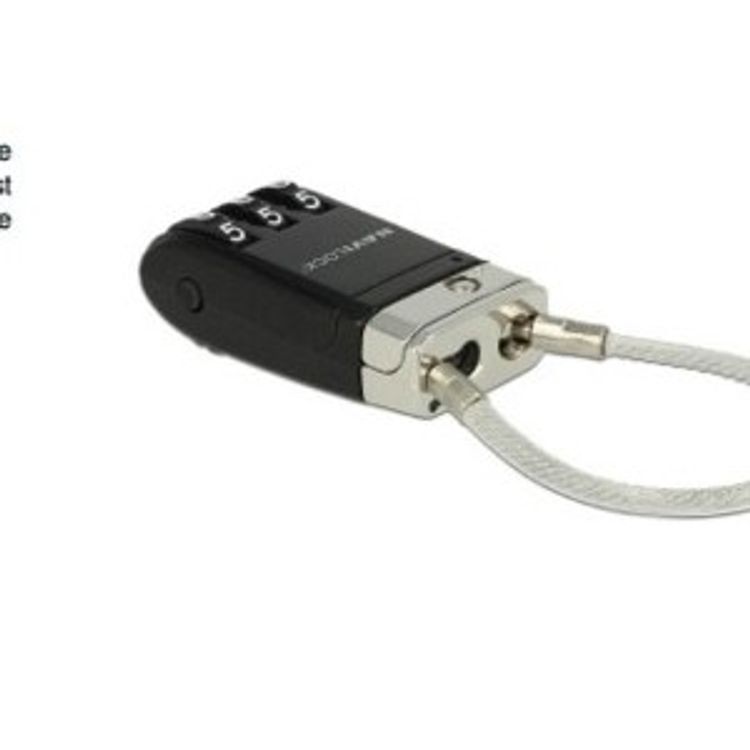 Tootefoto - Navilock USB Lock kaablilukk Must