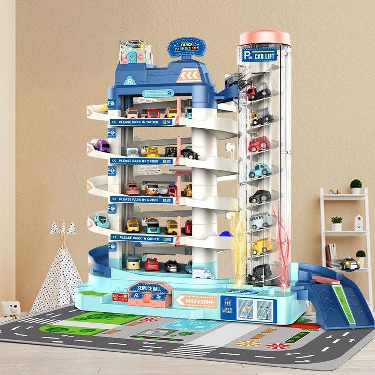 Tootefoto - B26N1 PARKING SAMOCHODOWY TOR WIDNA AUTA 5 POZIOM W