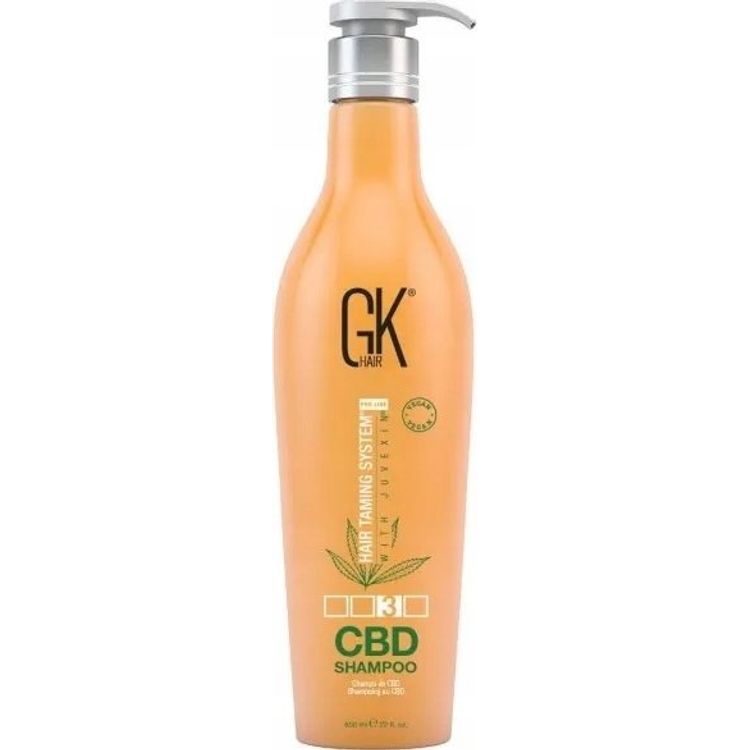 Tootefoto - GK HAIR (Global Keratin) globaalne keratiin, CBD vegan, juukse ampoon, parandav, 650 ml naistele