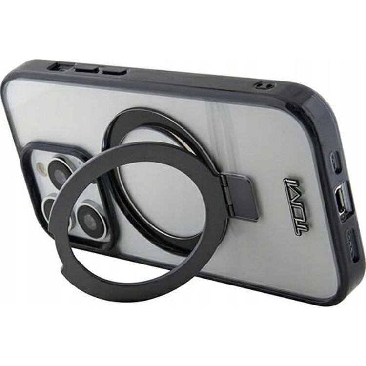 Tootefoto - Tumi TUHMP15LSSFC iPhone 15 Pro 6.1" white hardcase with Transparent Ring Stand and MagSafe