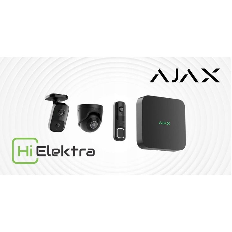 Tootefoto - Ajaxi IP-kaamera HL-kaamera kuppel (metall) TurretCam (8 Mp/2,8 mm) (8EU) must