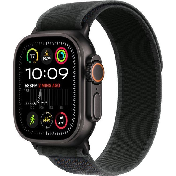 Tootefoto - Nutikell Apple Watch Ultra 2 GPS + mobiilne 49 mm must titaanist mbris Trail Loop M/L must (MX4V3)