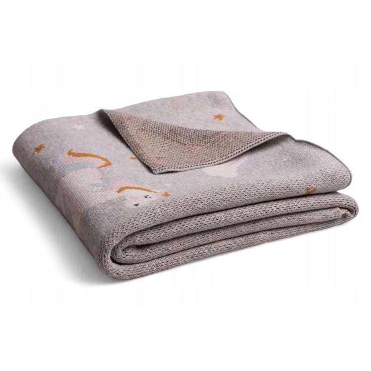 Tootefoto - Vikerkaaretekk puuvillaga 80x100