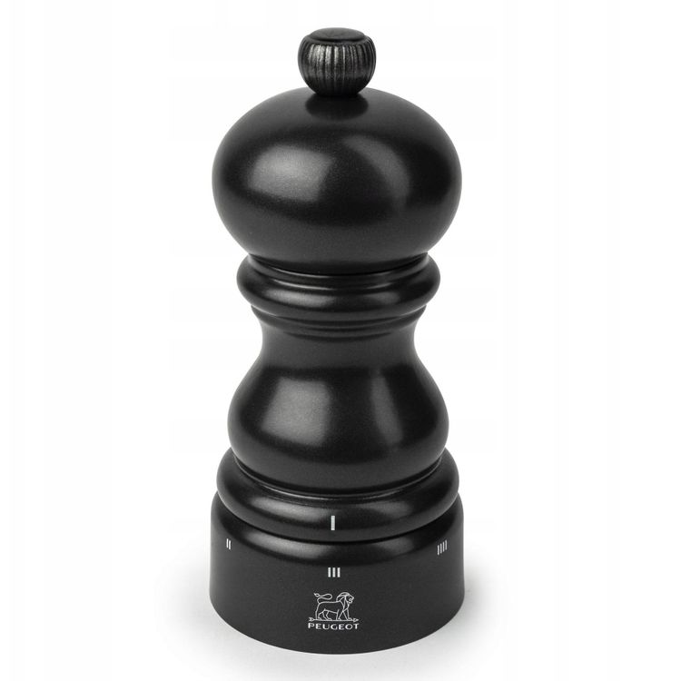 Tootefoto - Pariisi pipra veski 12 cm satiin must, u-se