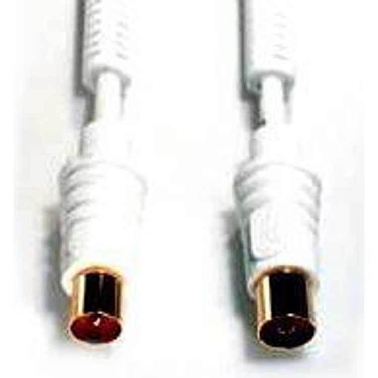 Tootefoto - e+p AB 201 koaksiaalkaabel A class 1,5 m DIN 45 325 Valge