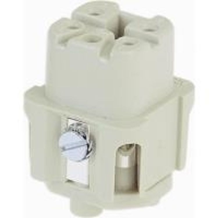 Tootefoto - Harting Buchseneinsatz Han A 09 20 003 2711 3 + PE Schrauben 1 St. (09 20 003 2711)