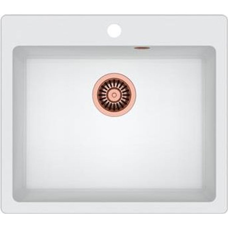 Tootefoto - Quadron MORGAN 110 GraniteQ valamu, vask / valge metallik