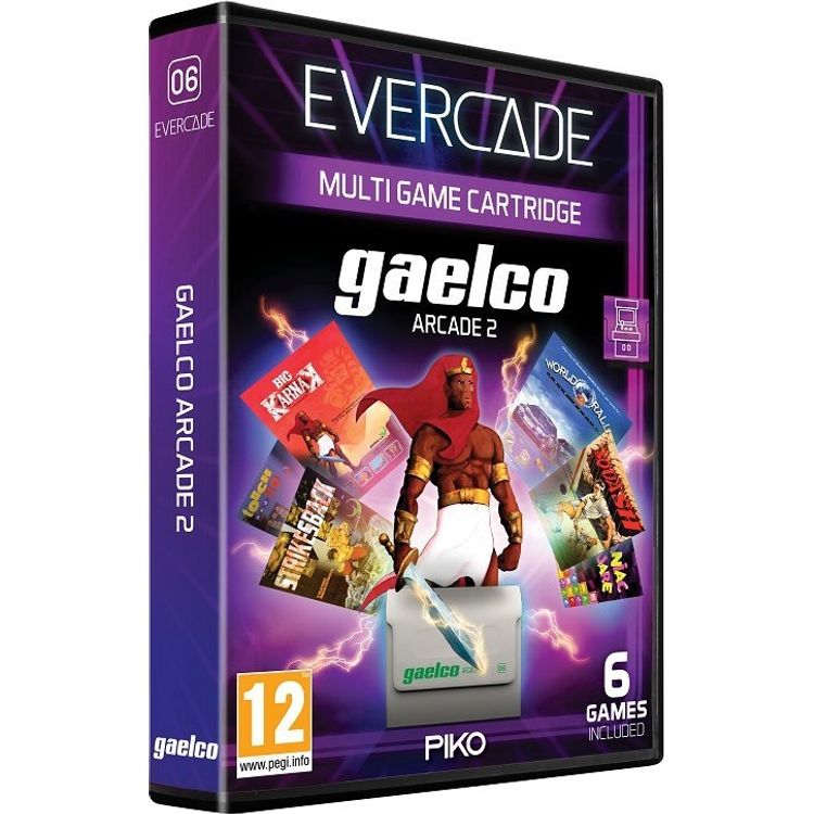 Tootefoto - EVERCADE A6 - Gaelco (Piko) Arcade 2 m ngukomplekt