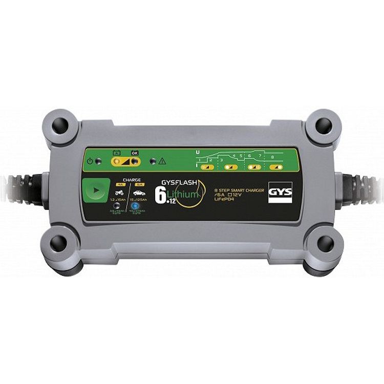Tootefoto - Akulaadija Gysflash 6.12 Lithium Akudele 6A Gys