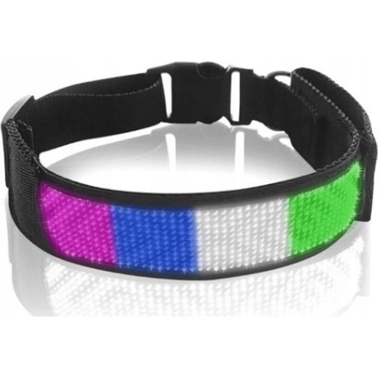 Tootefoto - SMART COLLAR SMALL - Programmable / interactive collar with a color LED display for medium and small dogs