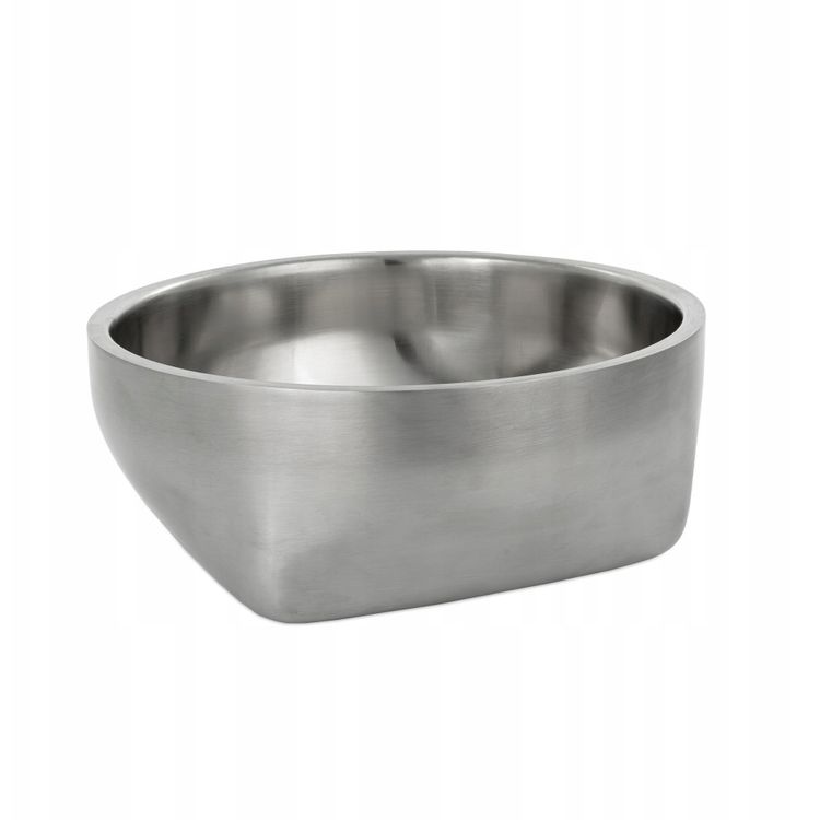 Tootefoto - Stop Bowl, koerale, roostevabast terasest, koos alluva ciankiga, 21cm