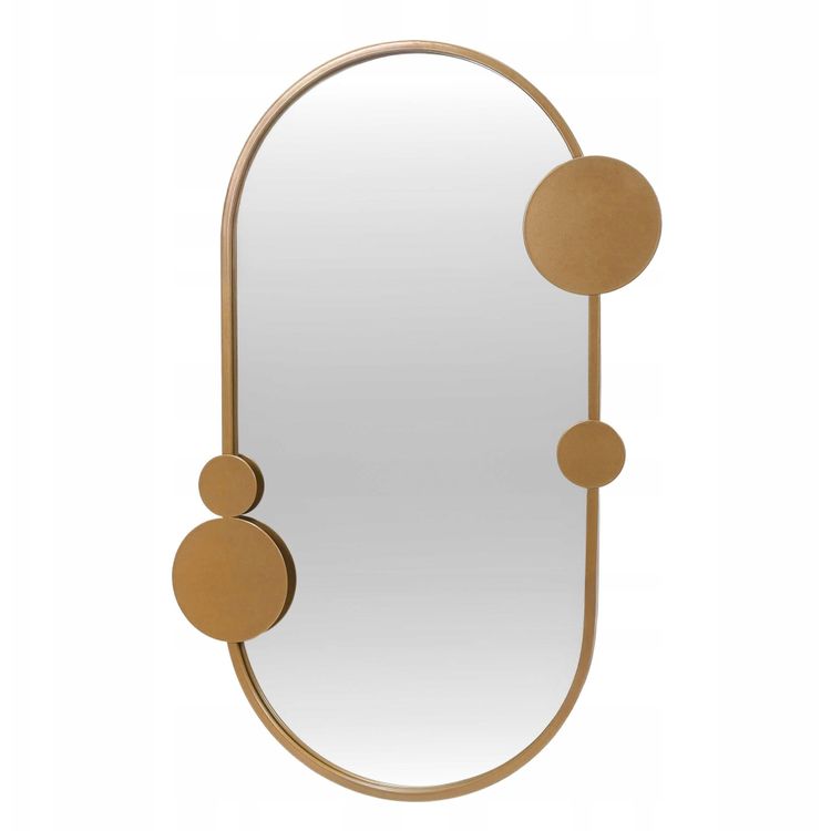 Tootefoto - Geomeetriliste kaunistustega seinapeegel Edaxo SAANA, 50 x 76 cm