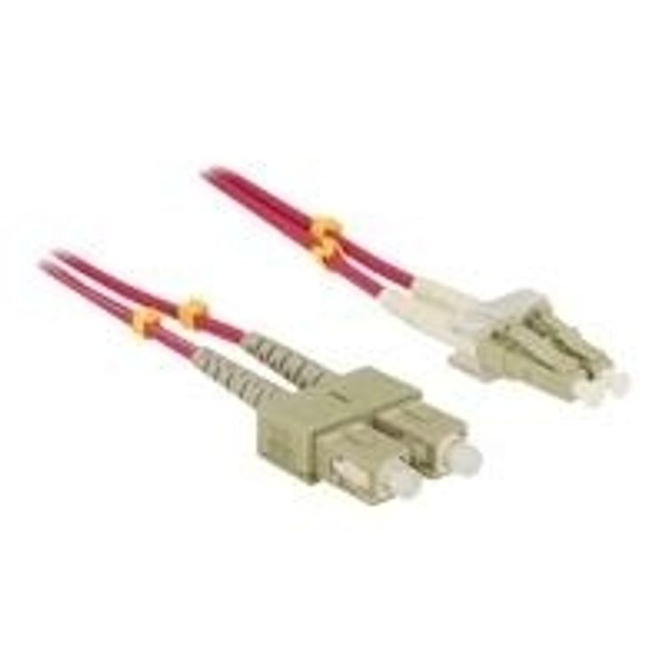 Tootefoto - DeLOCK LC - SC, 3m kiudoptiline kaabel Violetne
