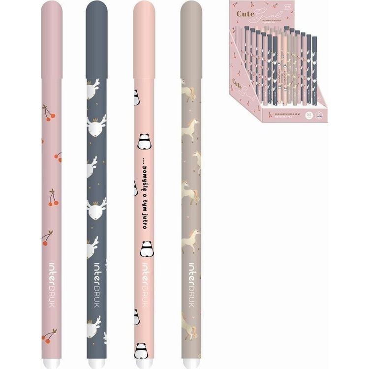 Tootefoto - Interdruk Cute Girl sinine kustutatav pliiats (36 tk)