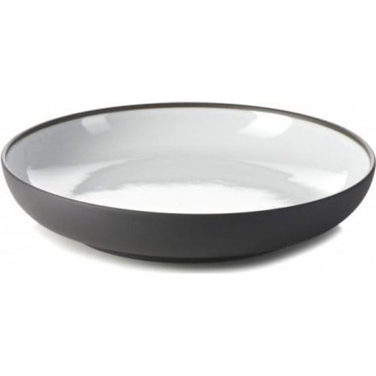 Tootefoto - SOLID talerz 23,5 cm, bia o-czarny