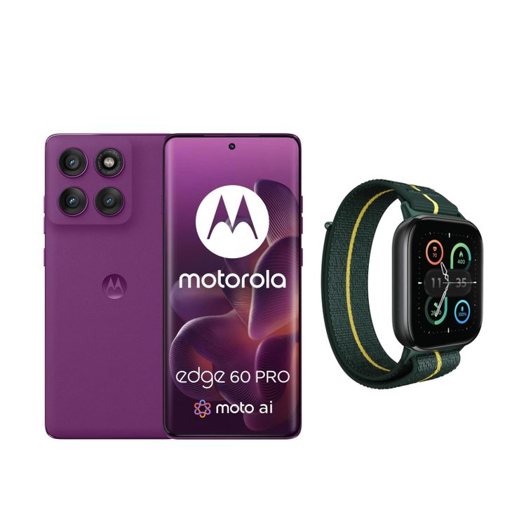 Tootefoto - Motorola edge 60 pro 5G 12/512GB Sparkling Grape + watch fit