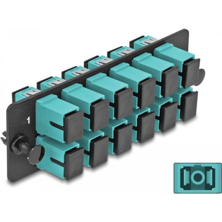 Tootefoto - DeLOCK 66928 kiudoptiline adapter SC/SC 1 tk Rohekassinine v rv, Must