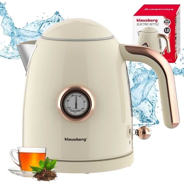 Tootefoto - Klausberg veekeetja ELEKTRIKANN 1L TERMOMEETRIGA KLAUSBERG KB-9018