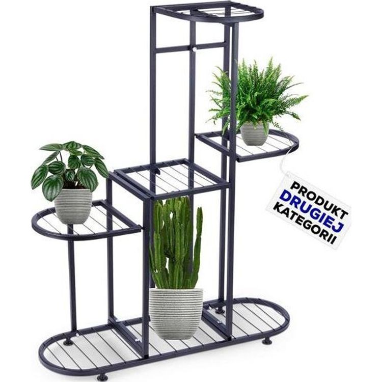 Tootefoto - Vilde Black metallist lillealus, 5-korruseline, 84,5 cm (II KATEGOORIA)